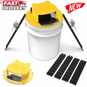 Humane Rat Trap Live Mouse Trap Flip Slide, Bucket Lid Squirrel Trap Catchers * - Picture 1 of 14