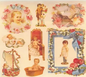 Creative Memories viktorianische Babys Kinder Handwerk Aufkleber Vintage Francis Meyer - Bild 1 von 1