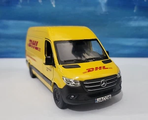 PERSONALISED NAME sprinter Van Mercedes DHL, Model Toy Car boy dad birthday - Picture 1 of 10