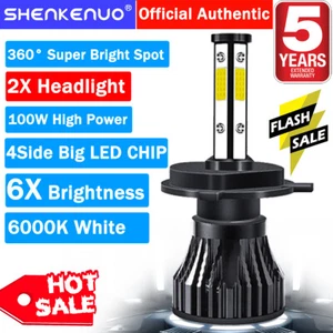 4side H4 Led Headlight Bulb For Honda 2001-2007 Elite 80 CH80 Scooter Motorcycle - Picture 1 of 10