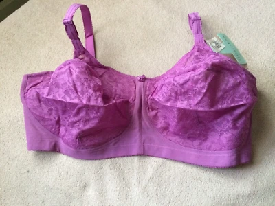 Goddess BBW 48FF  Plumberry Vintage Full Coverage   Lace Soft Cup Style 386 NIB - Image 1 of 4