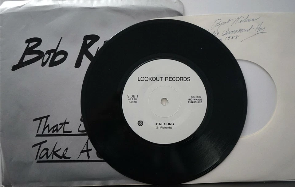 BILL RICHARDS That Song / Take A Chance 7" Single Nanaimo Recording Big Whale NM - Image 1 of 1