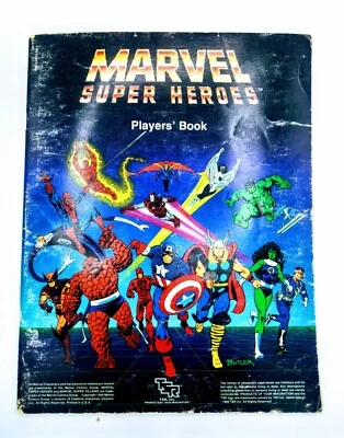 Marvel Super Heroes Players Book 1986 - Image 1 of 2