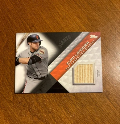 Evan Longoria 2018 Topps Major League Material Game Bat MLM-EL Giants Rays - Image 1 of 2