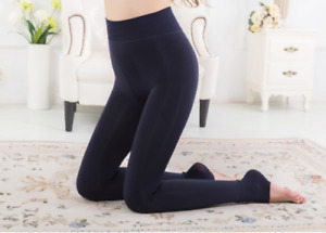 US Women Thermal  Stretch Fleece Lined Thick  Winter Warm Pants tight leggings 
