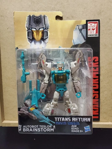 Transformers Titans Return Autobot Teslor & Brainstorm Walgreens Exclusive NEW Cover