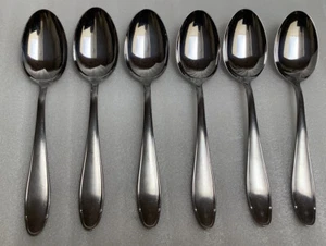 Carl Mertens Stainless Germany CMR36 Scroll Outline 6 Place Oval Spoons 7 1/4” - Picture 1 of 3