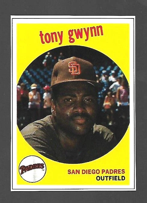 Revista de tarjetas de béisbol 1989 Tony Gwynn - 1959 estilo Topps  Foto 1 de 1