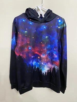 Sudadera con capucha Tree Galaxy ultra rara talla L Foto 1 de 4
