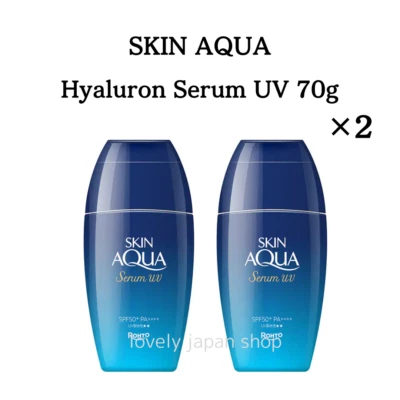 ¡Nuevo! SKIN AQUA Hyaluron Serum UV [70g×2] SPF50+ PA++++ Gel Protector Solar Impermeable Foto 1 de 4