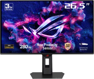 ASUS - ROG Strix 27" 2K OLED 280Hz 0.03ms Gaming Monitor with G-SYNC/FreeSync...