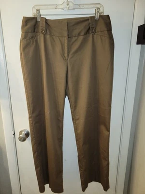 Pantalones de vestir Studio 1940 para mujer Plus brillo tostado talla 16 Foto 1 de 3