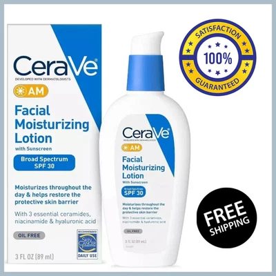 CeraVe Facial Moisturizing Lotion AM with Hyaluronic Acid & Ceramides 89ml