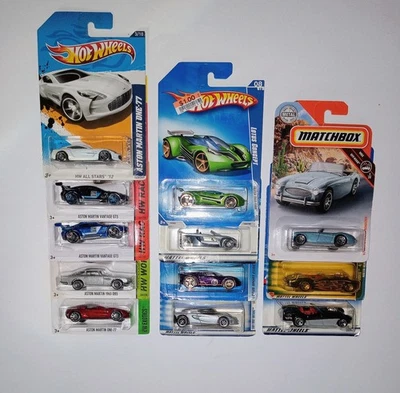 Hot Wheels Lote De 12 Coches, ASTON MARTIN, LOTUS, Etc Varios Años Serie Fechas Foto 1 de 4
