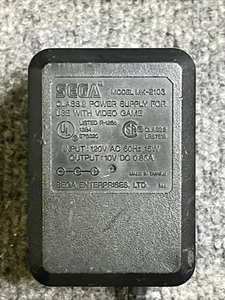 Official Sega Power Supply MK-2103 - Genesis Model 2 & 3, 32x, Game Gear, Nomad - Picture 1 of 3