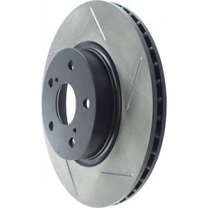 StopTech For Toyota Supra 1986-1992 Brake Rotor Sport Slotted Front Driver Side - Picture 1 of 8