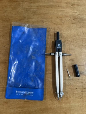 Staedtler Mars Technical Drawing Drafting Compass Germany 552 40 A6 - Image 1 of 4