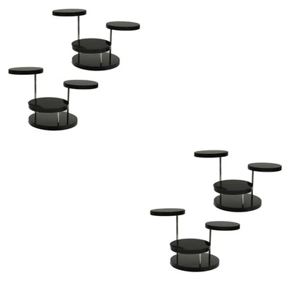  4 StückSchmuck-Ausstellungsstand AcrylRotating3 Schicht-Halskette - Bild 1 von 4