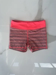 90 Degree by Reflex Girls’ Neon Orange Striped Athletic Shorts Size M (10) - Picture 1 of 2