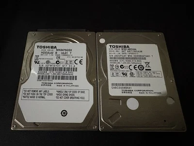 Bundle Of 2 5400RPM SATA 2.5” 640GB Toshiba Hard Drives - Tested, Working! - Image 1 of 2