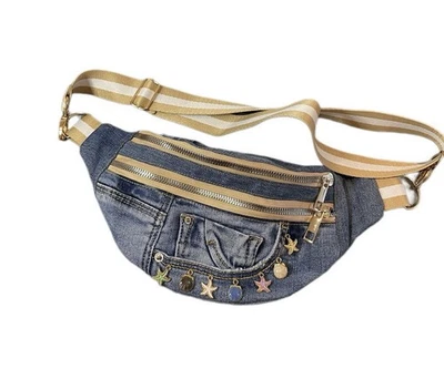 Handmade Denim  Bum Bag/Shoulder Bag/Waist Bag - Image 1 of 4