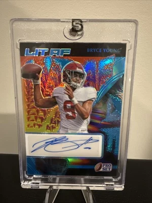 2022 Leaf Pro Set Bryce Young Lit AF 2/5 Auto - Image 1 of 2