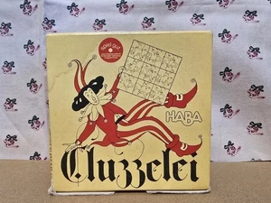 Vintage Cluzzelei Game By HABA West Germany 2479 Jester Puzzle Wooden 1990 Fun  - Picture 1 of 12