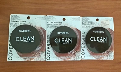 Covergirl Clean Invisible Pressed Powder, 180 - Golden Caramel (Lot of 3) - Image 1 of 2