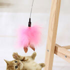  2 Pcs Rosa Feder Halsband-Katzen-Teaser Katzenspielzeug Mit Katzenminze