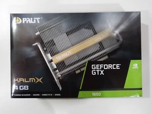 PALIT KalmX GeForce GTX 1650 4GB Passive Fanless Graphics Video Cards with box - Picture 1 of 11