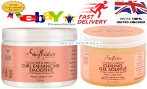SHEA Moisture - Coconut & HIBISCUS ✅Curl Enhancing Smoothie ✅Curling Gel Souffle - Picture 1 of 7