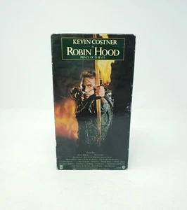 Robin Hood Prince of Thieves (VHS Tape) Kevin Costner - Picture 1 of 6