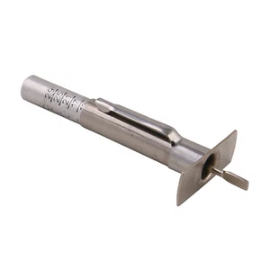 Medidor de profundidad de banda de rodadura de neumáticos 32 nds lecturas | barril de acero y barra indicadora de aluminio - Imagen 1 de 5