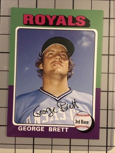 2006 Topps Rookie of the Week (card #12 of 25) GEORGE BRETT!! Kansas City MINT!!