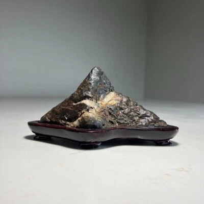 Bonsai Piedra Natural Montaña Suiseki Ojo de Visor Impresionante Soporte de Roca Japonés5 Foto 1 de 4