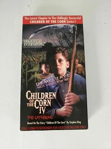 Children of the Corn IV VHS - SCREENER/DEMO/PROMO - Open sealed NEW Unused - Picture 1 of 7