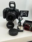 Canon EOS Touchscreen 650D + 18-55mm f3.5-5.6 IS II 4262 Shots 8GB card MINT