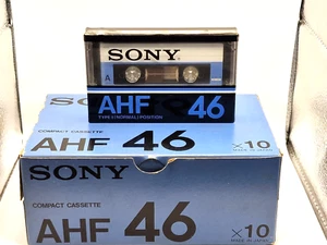 SONY AHF 46 10PACK  Blank Audio Cassette Tape (Sealed) NEW - Picture 1 of 4