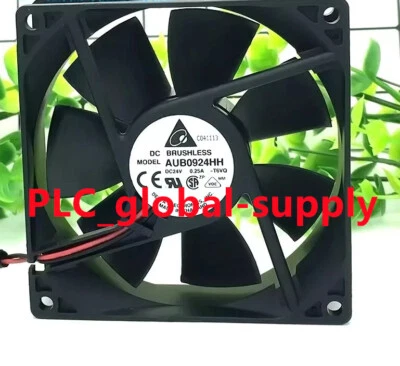 AUB0924HH 1PCS NEW DELTA Double Ball Fan  DC24V 0.25A 9025 2-wire  Fast shipment - Image 1 of 4