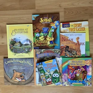 Christian Books For Children Paperback Hardcover Board Book Lot of 9 - Bild 1 von 6