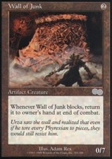 MTG magic cards 1x x1 Light Play, English Wall of Junk Urza's Saga