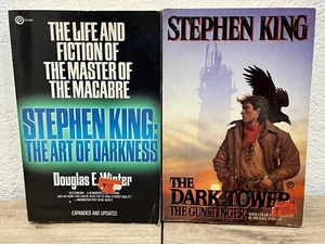 The Gunslinger by Stephen King (1988, First Edition) & The Art of Darkness - Picture 1 of 13