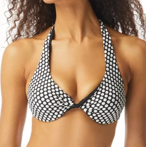 Coco Reef Enrapture Reversible Underwire Bikini Top Black/White - PICK SIZE! NWT - Picture 1 of 23