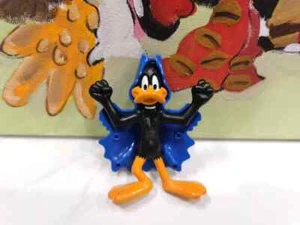 Looney Tunes Daffy Duck With Blue Coat Action Figure Collection Vintage Toy - Picture 1 of 2