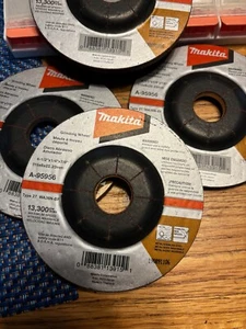 Makita A-95956-3 INOX 4-1/2" x 1/4" x 7/8" Grinding Wheel (4-Pack) - Picture 1 of 3