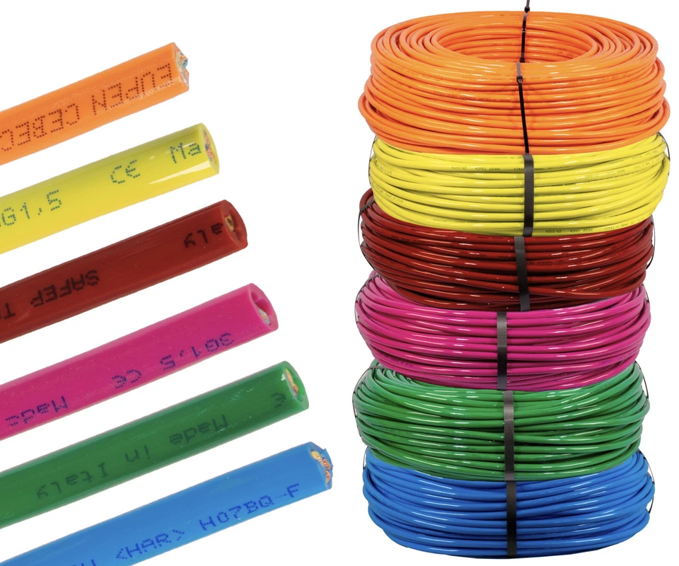 ALPTEG Stromkabel H07BQ-F Baustellenkabel Gummikabel Kabel PUR Verlängerungskabel