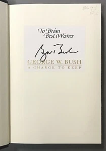SIGNED First Edition George W. Bush A Charge To Keep William Morrow 1999 - Imagen 1 de 10