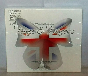 A Prince & Princess A Wedding Celebration 2 CD Box Set NEW 40 Best Of British - Imagen 1 de 3