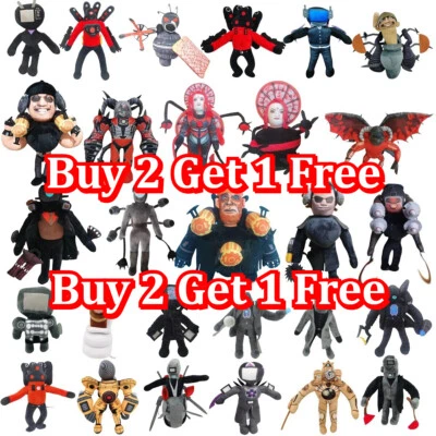 New Skibidi Toilet Plush Toy Doll Toiletman Titan TV Man Stuffed Doll Kids Gifts - image 1 of 4