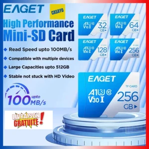 📀 Carte Mémoire Micro SD / TF - Haute Vitesse 32 Go | 64 Go | 128 Go | 256 Go - Zdjęcie 1 z 13